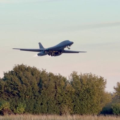 ‘Threat’ led to removal of US bombers from RAF Fairford, says Trump