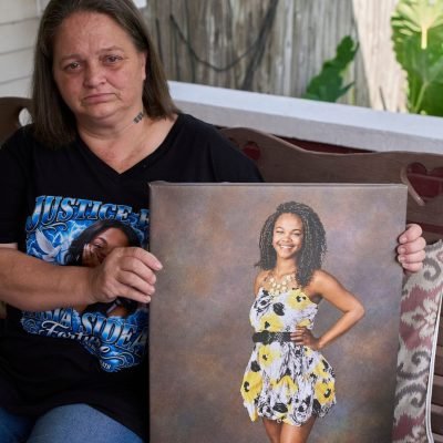 Man arrested over death of black woman found hanging from tree